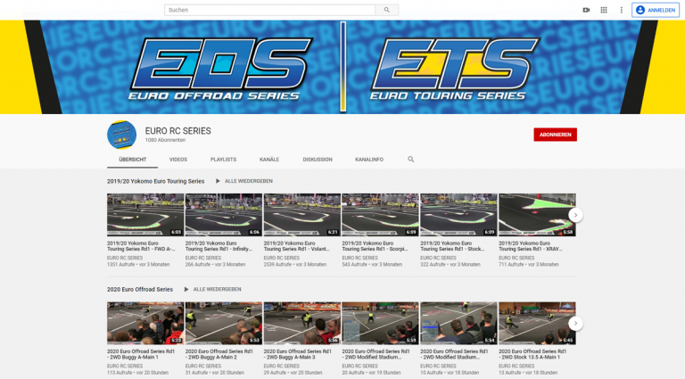 Euro Rc Series Youtube Channel