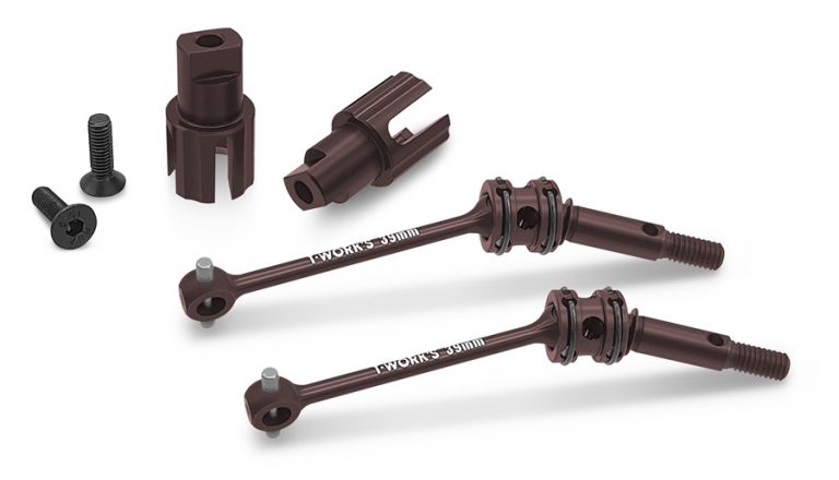 T-Work´s drive shafts and outdrives for Serpent X20-23