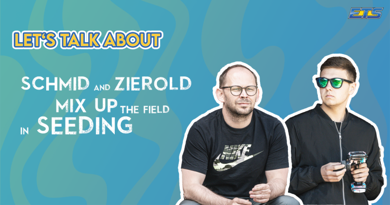 Schmid and Zierold mix up the field in seeding practice