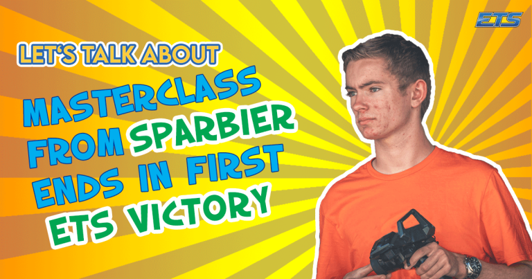 Masterclass from Sparbier ends in first ETS victory