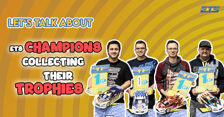 ETS champions collecting their trophies