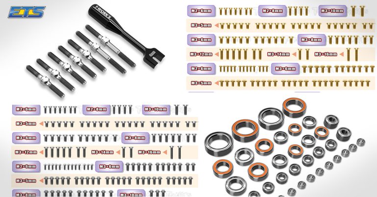 T-Works accessories for Mugen Seiki MTC-2R