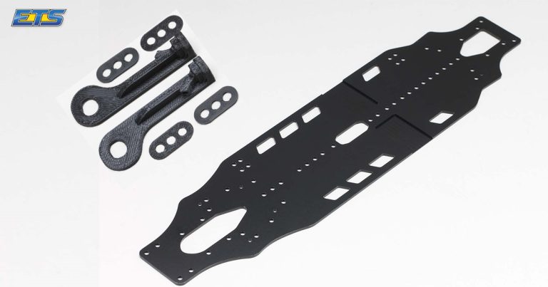 Yokomo BD12 Aluminum Chassis and Horizontal Body Mounts