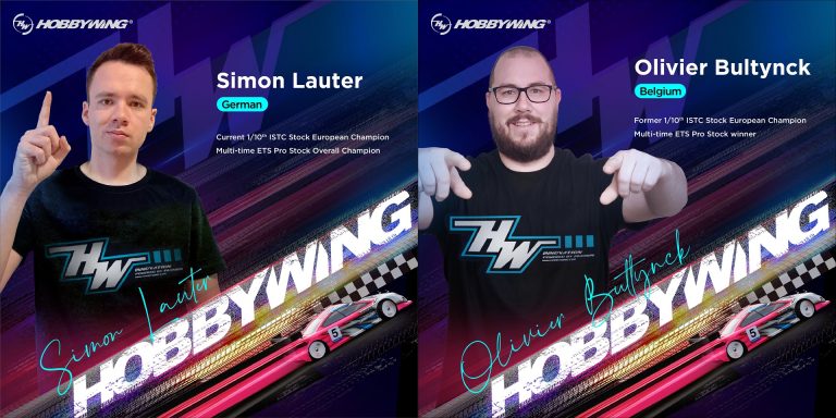 Lauter and Bultynck using Hobbywing power!