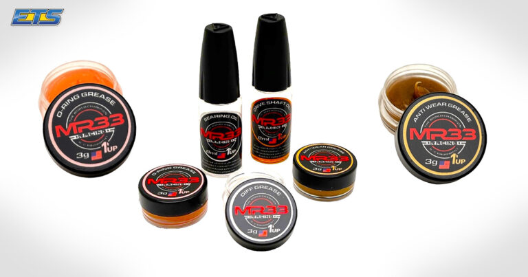MR33 range of oils and greases “made by 1up Racing”