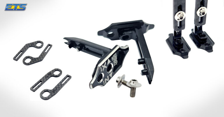 RC MAKER Horizontal Rear Body Mounts “ULTRA LITE”