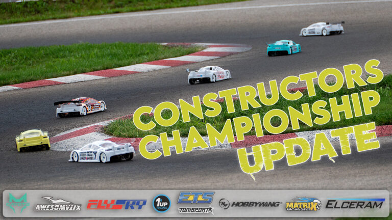 Awesomatix leads the constructors’ championship by two points ahead of Xray, while Mugen Seiki consolidates third place!