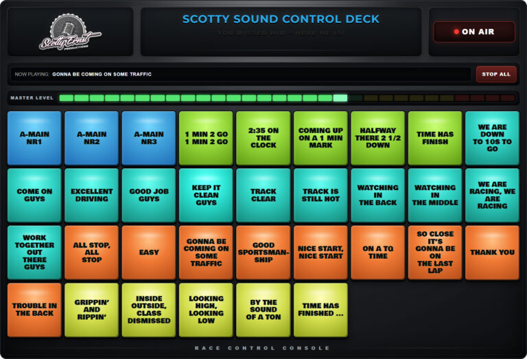 On the sound of the tone …