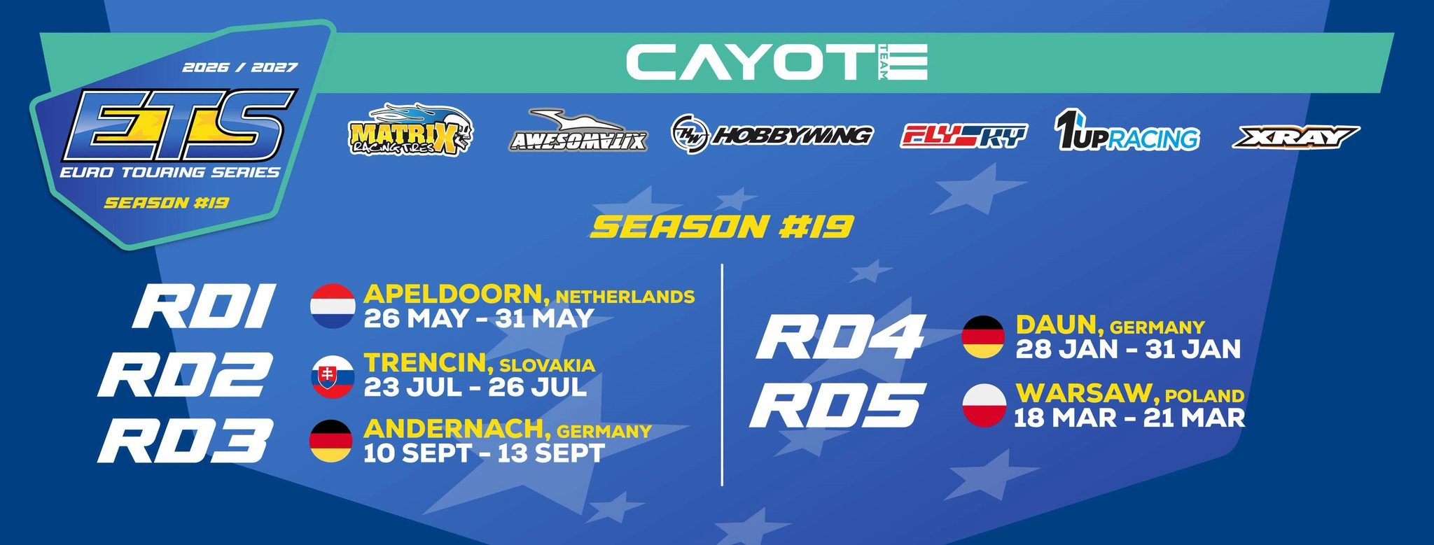Ets Class ETS Championship Season #19 2026/27 - ETS | Euro Touring Series